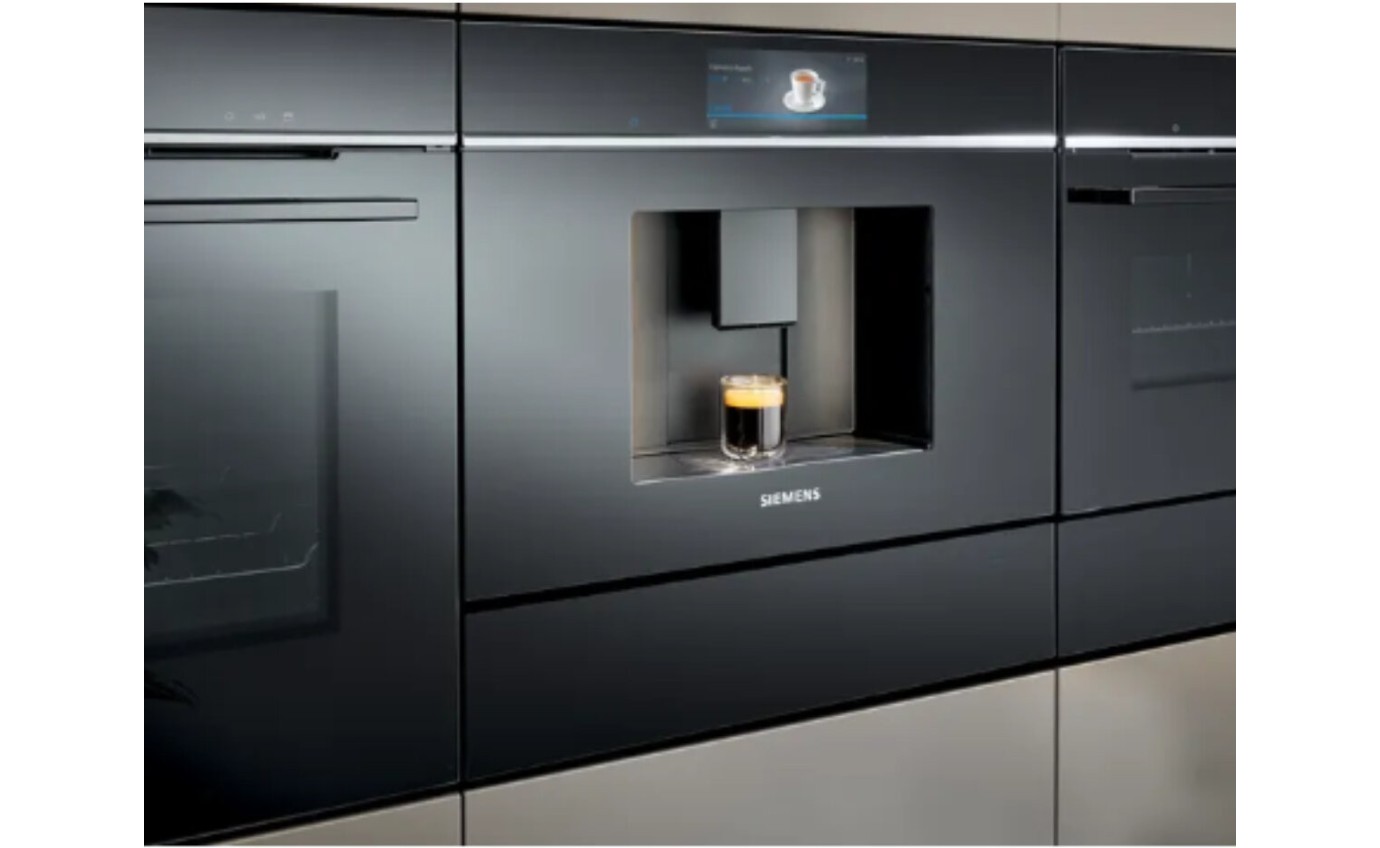 Siemens iQ700 Black Built-In Fully Automatic Coffee Machine CT918L1B0