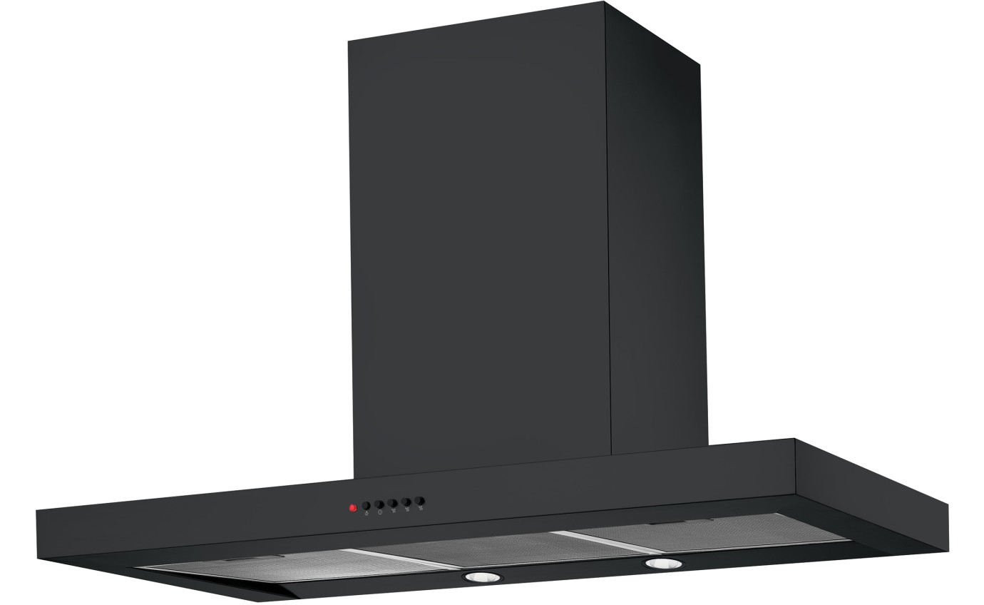 Chef 90cm Black Canopy Rangehood CRC914DB