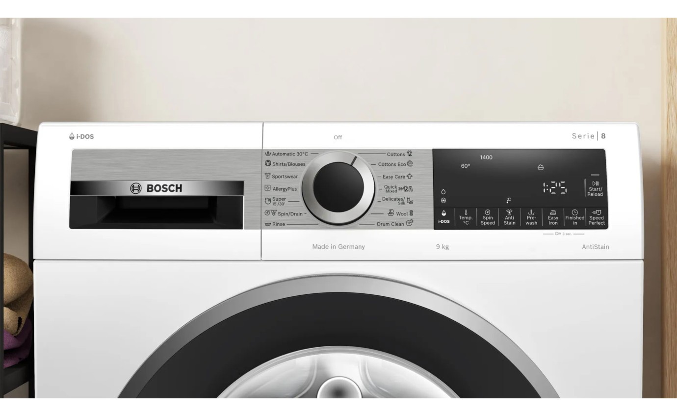 Bosch 9kg Series 8 Front Loader Washing Machine WGG244A0AU