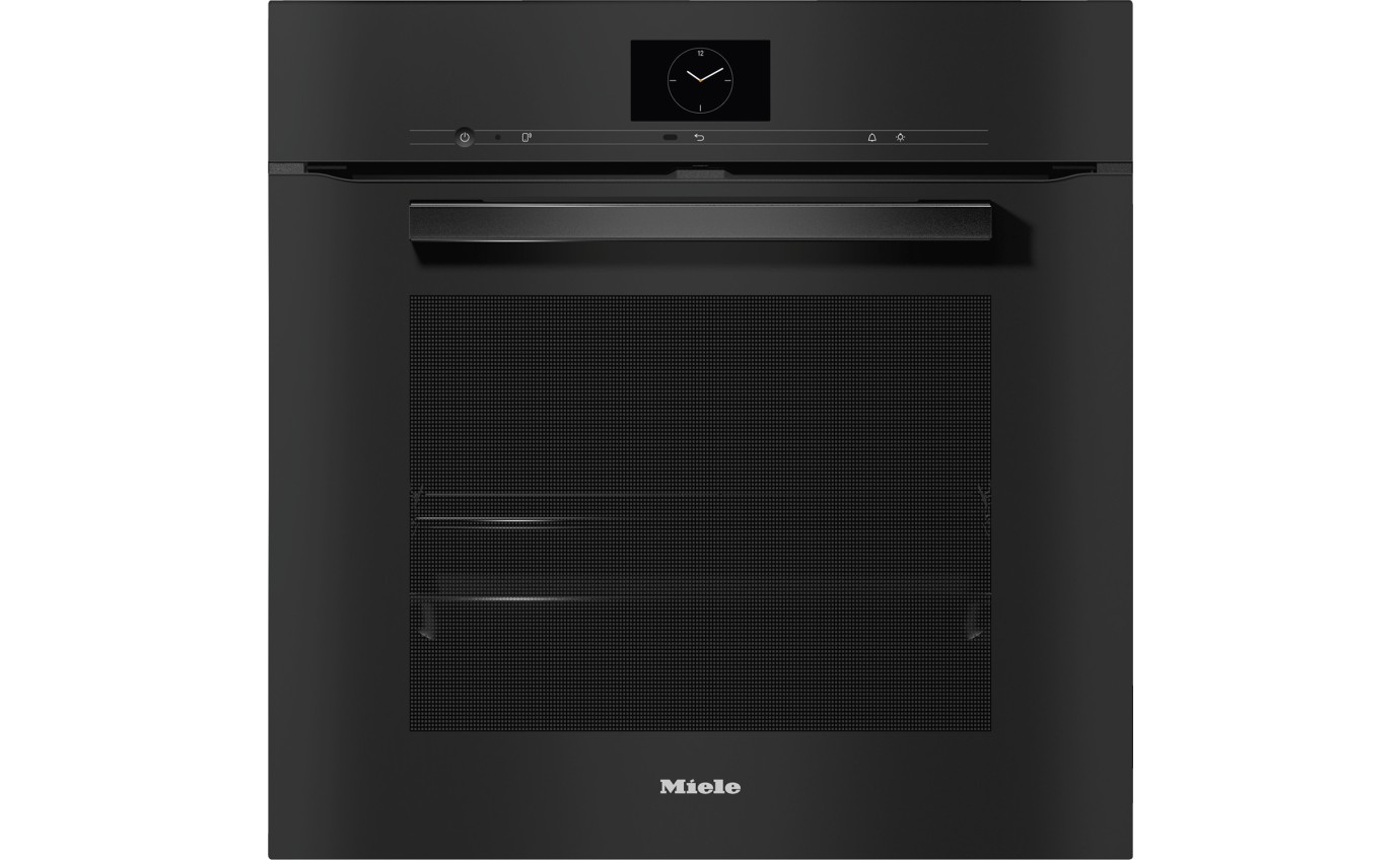 Miele 60cm VitroLine Pyrolytic Convection Oven - Obsidian Black H7660BPOB