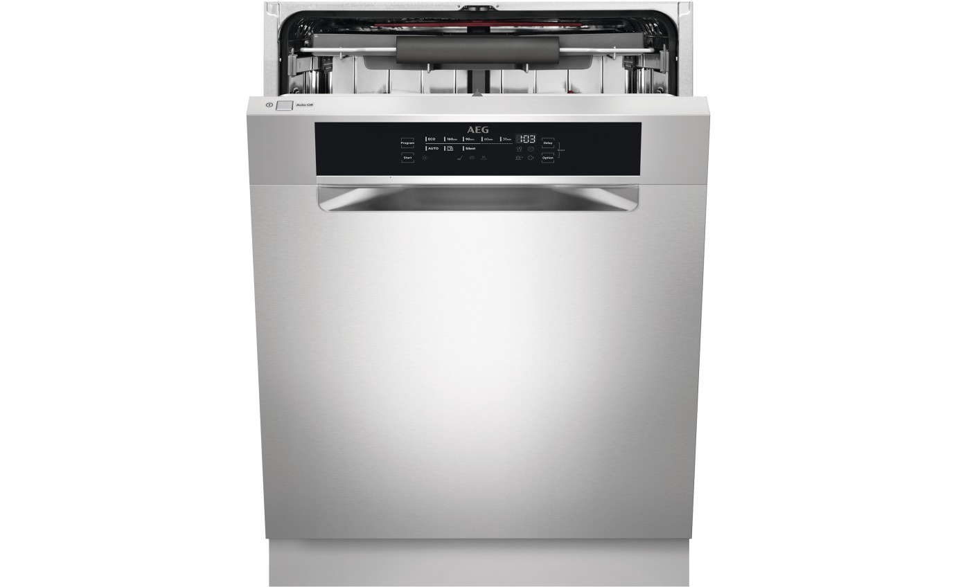 AEG 60cm Built-Under Dishwasher (Stainless Steel) FFE73700PM