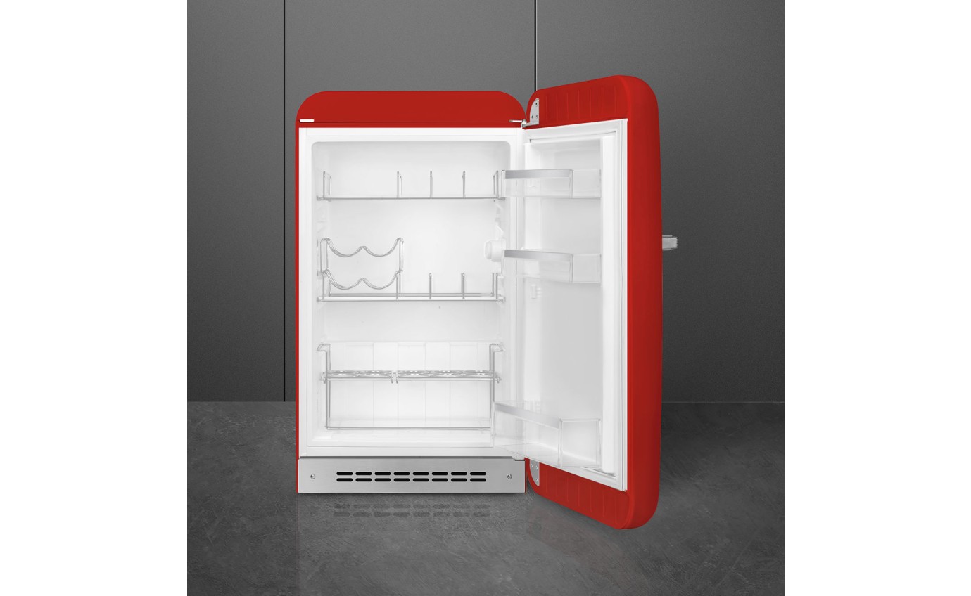 Smeg 135L 50s Style Retro Bar Fridge (Red) FAB10HRRD5AU