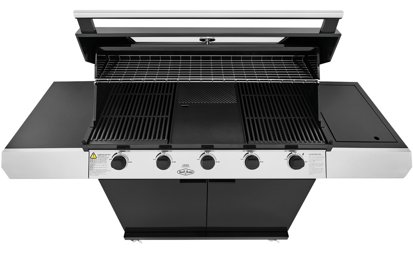 Beefeater 1200 Series 5 Burner BBQ Black BMG1251BB Hart Co
