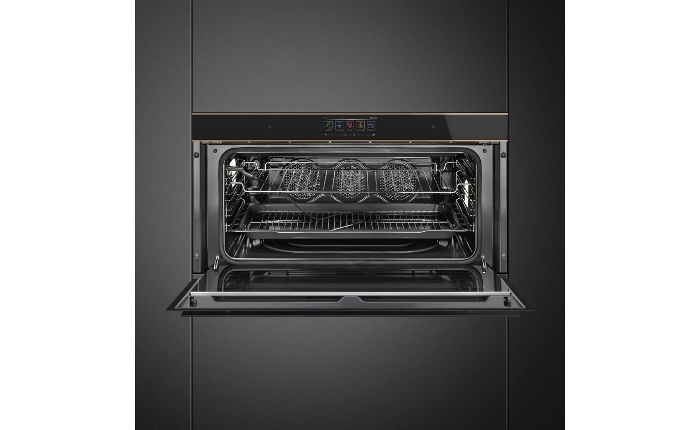 Smeg 90cm Dolce Stil Novo Wi-Fi Thermoseal Pyrolytic Oven SFPR9606WTPNR