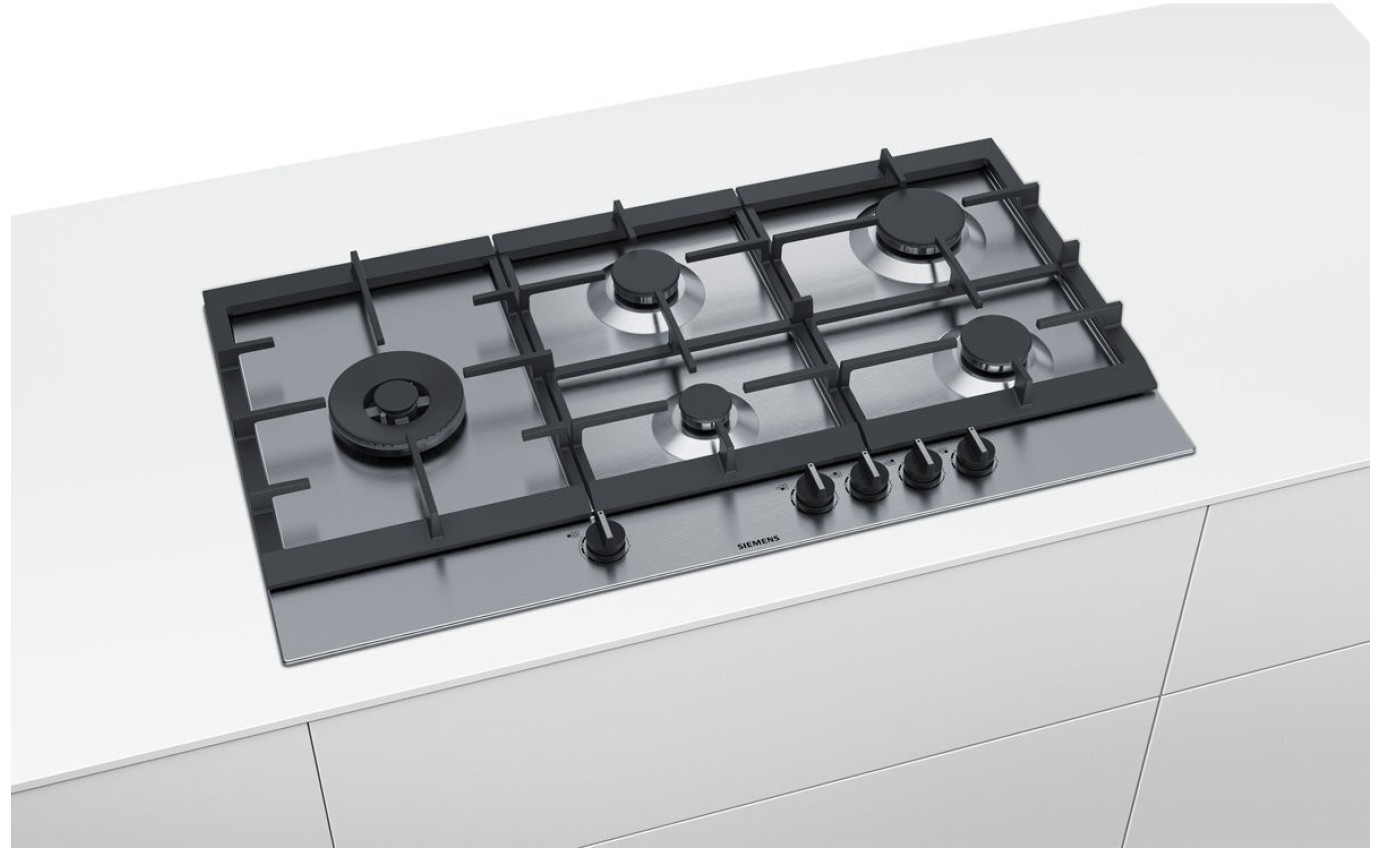 Siemens iQ500 90cm Gas Cooktop with Stepflame EC9A5SB90A
