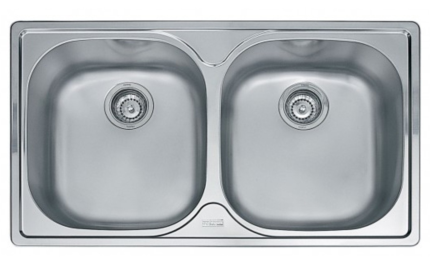 franke Pacific Double Bowl Sink PFX620B