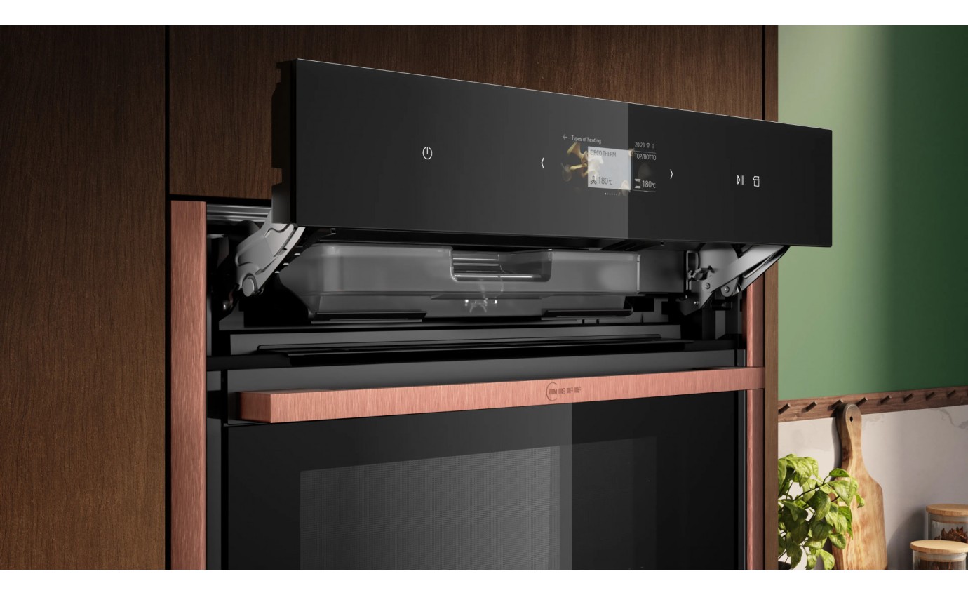 Neff 60cm N 90 Built-in Oven with Steam Function (Metallic Silver) B69FS5CY0AMS