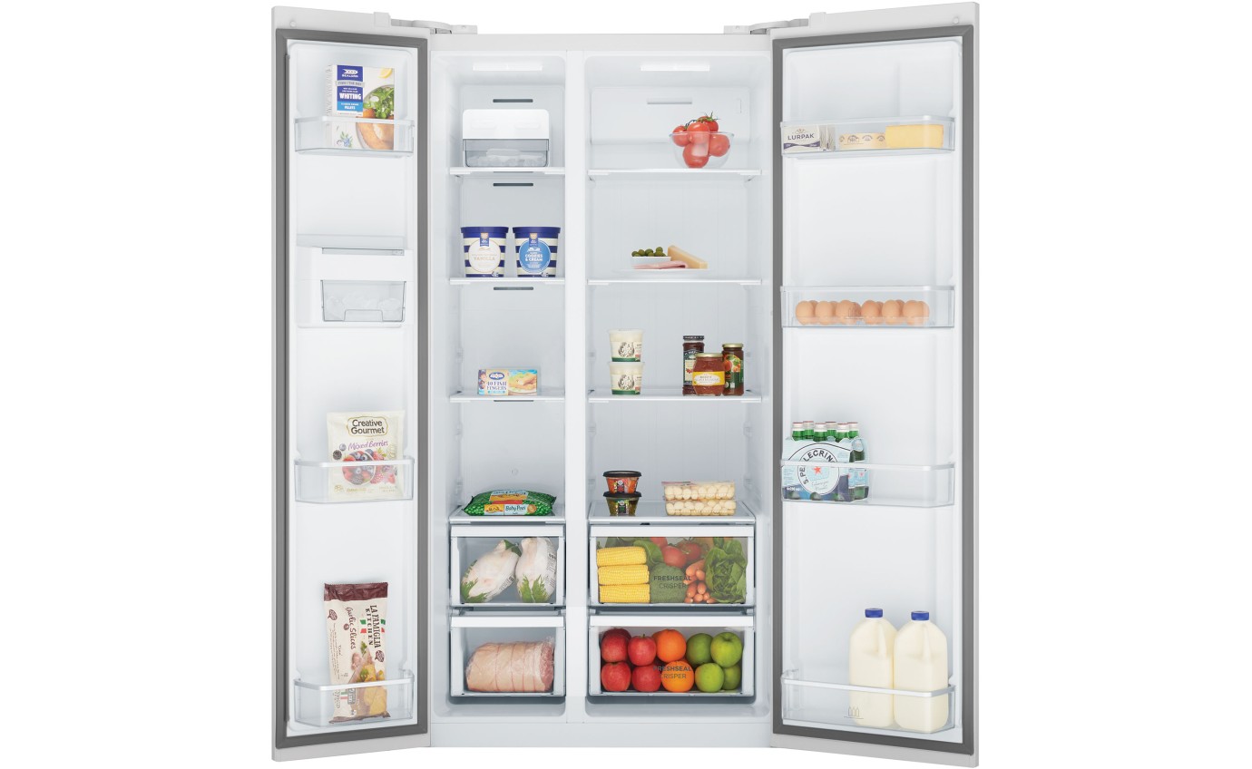 Westinghouse 624L Side by Side Fridge (White) WSE6630WA