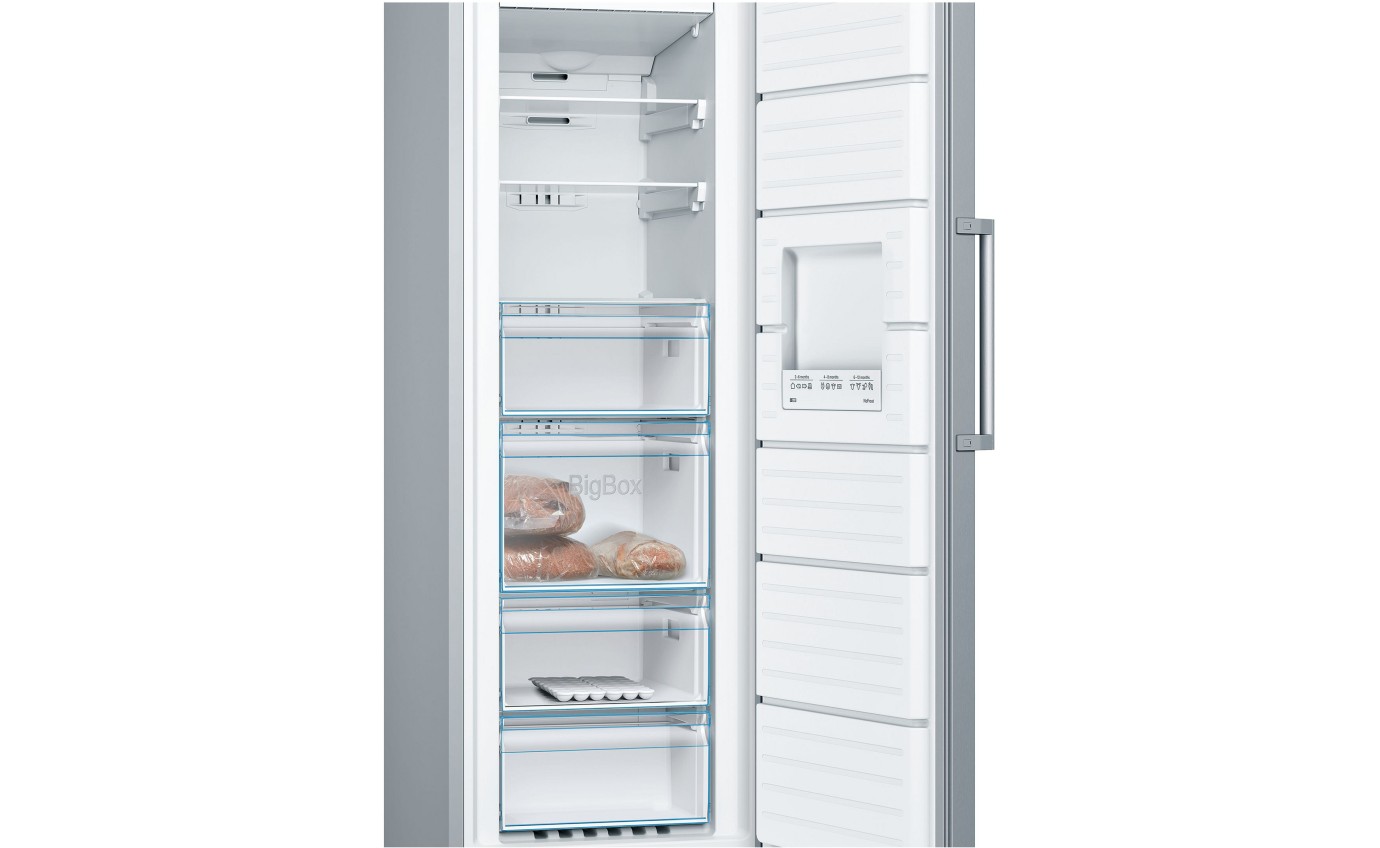 Bosch 252L Vertical Freezer (Stainless Steel) GSN33VI3A