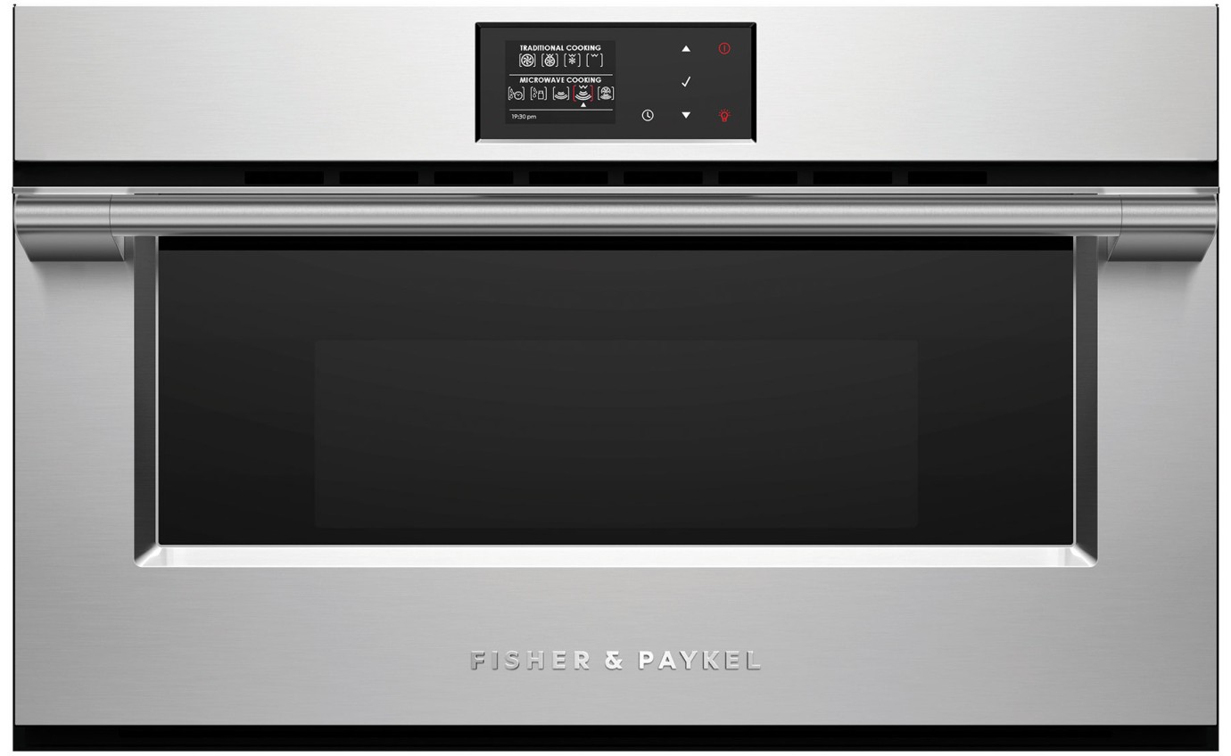 Fisher & Paykel 76cm Series 9 Professional Compact Combi-Microwave Oven OM76NPX1