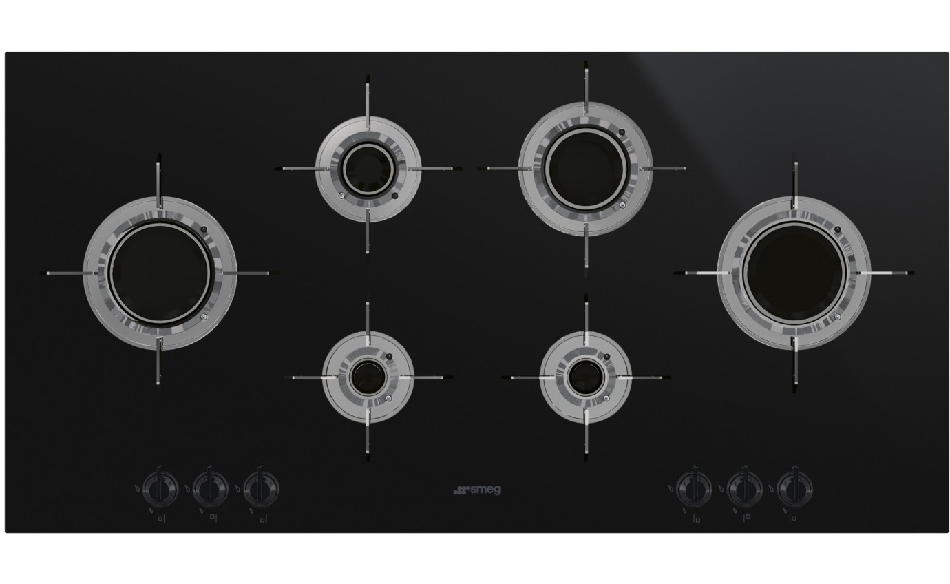 Smeg 100cm Dolce Stil Novo Blade Flame Gas Cooktop PVL6106CNAU