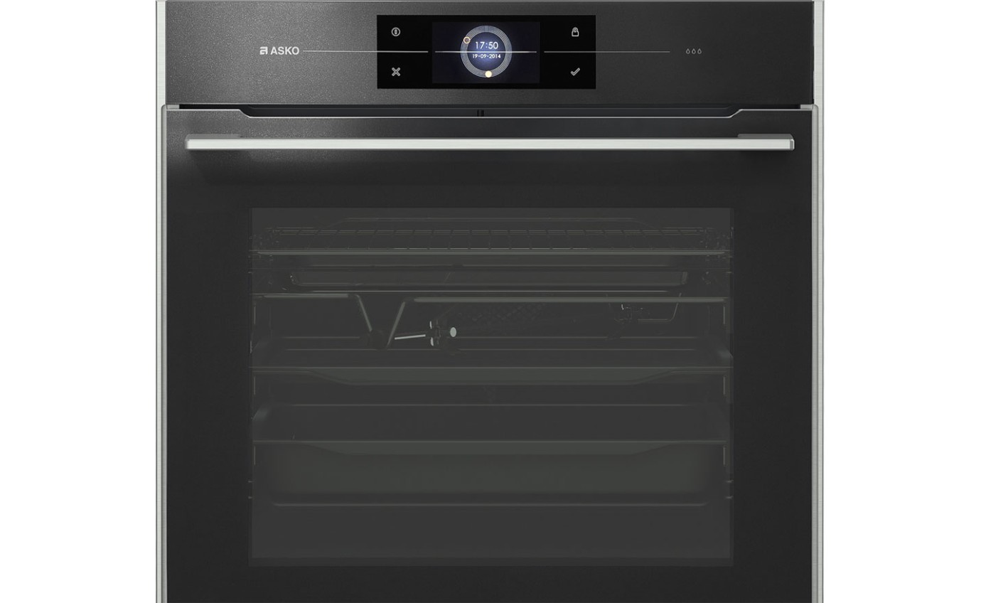 Asko 60cm Elements Pyrolitic Self Clean™ Oven (Black Pearl) OP8678G