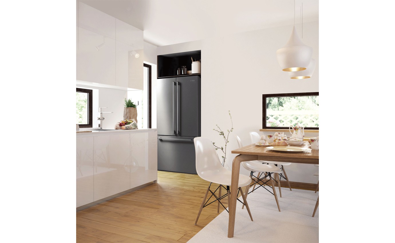 Westinghouse 491L French Door Fridge (Dark Stainless Steel) WHE5204BC