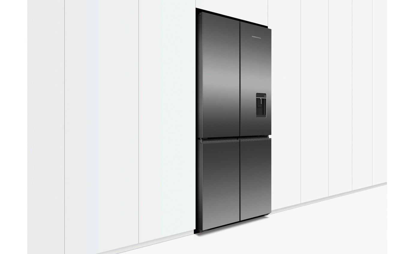 Fisher & Paykel 690L Series 7 Quad Door Refrigerator Freezer, Ice & Water RF730QNUVB1
