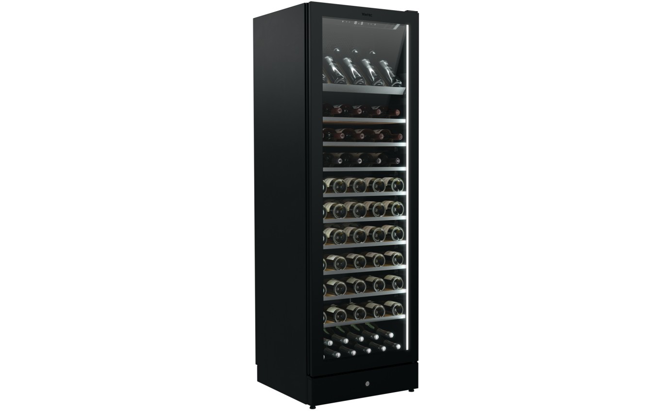Vintec Vintec 126 Bottle Wine Cabinet Black VWM198PBAR