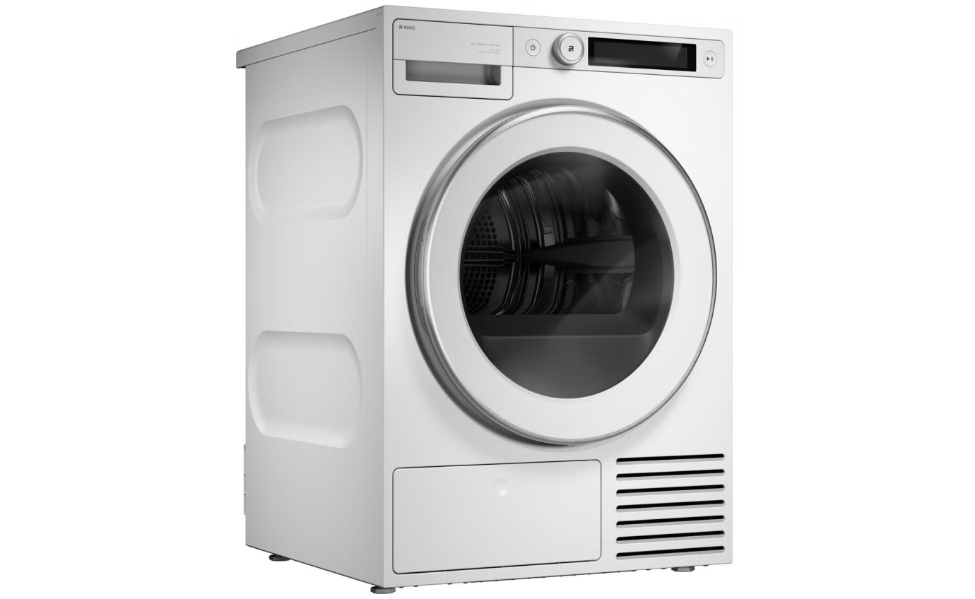 Asko 9kg Heat Pump Tumble Dryer (White) T509HPW