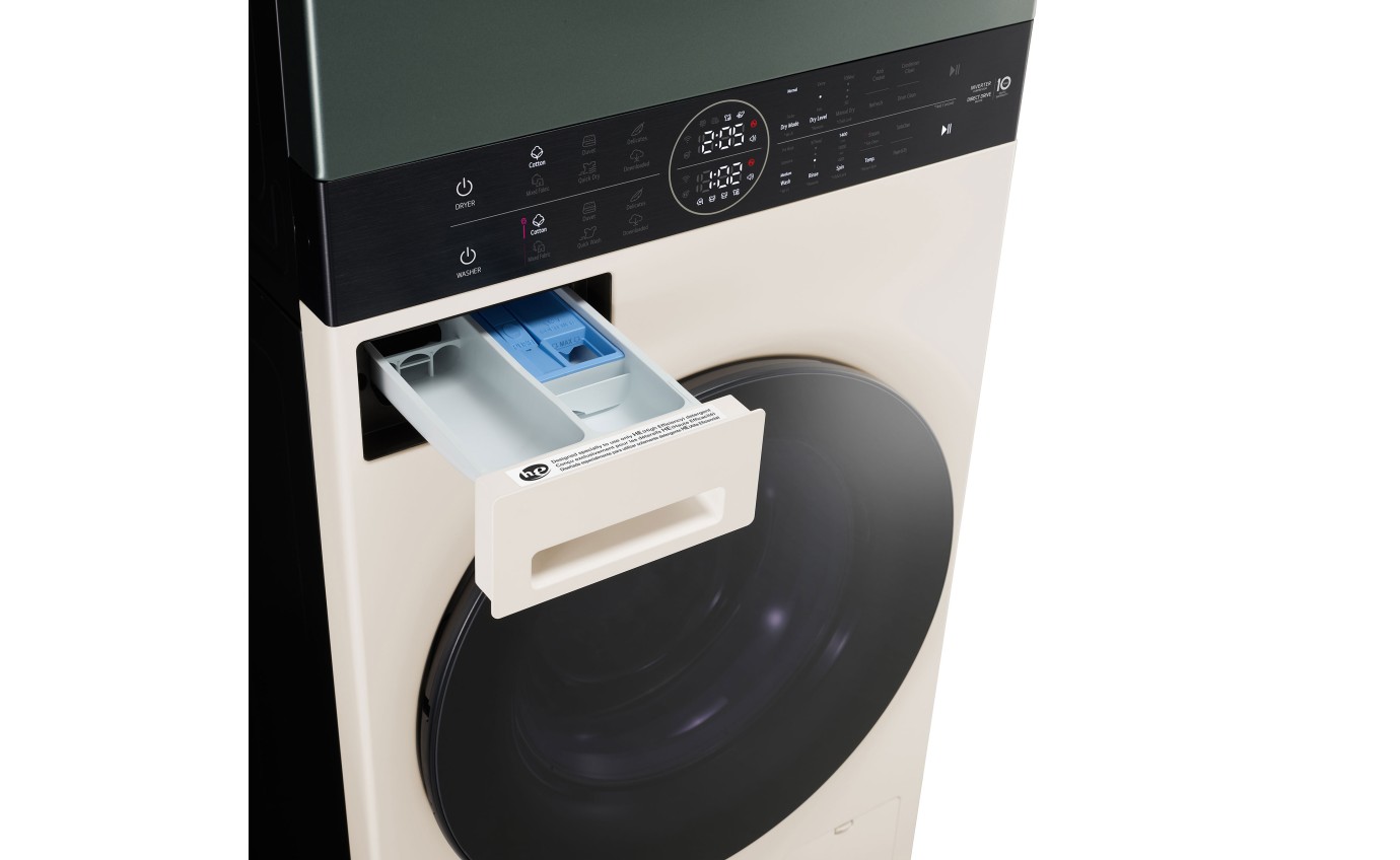 LG 12kg/9kg Wash Tower - Forest Green/Beige WWT1209FGB