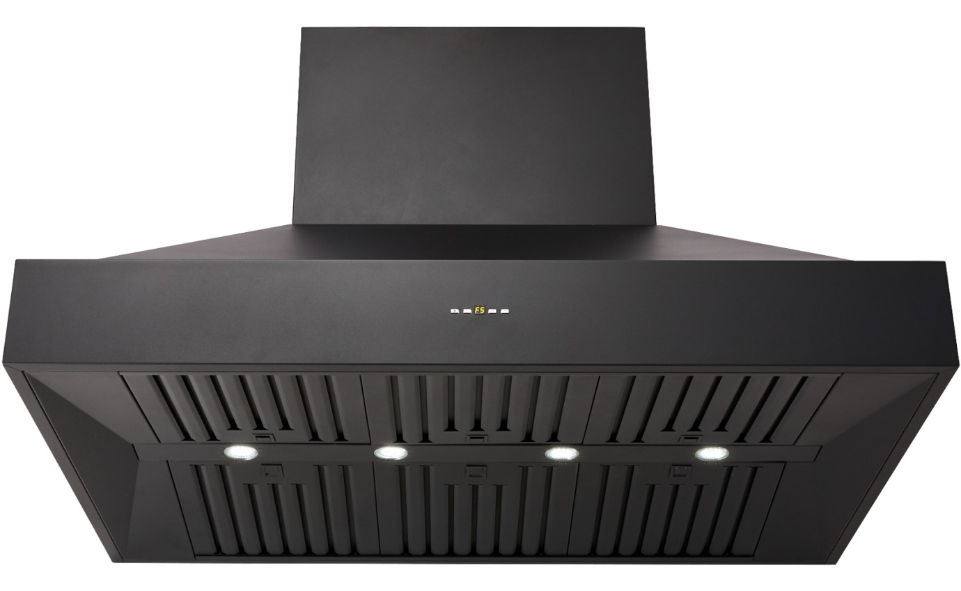 Schweigen Black BBQ Alfresco Rangehood 1200mm (Non Silent) CL8912B