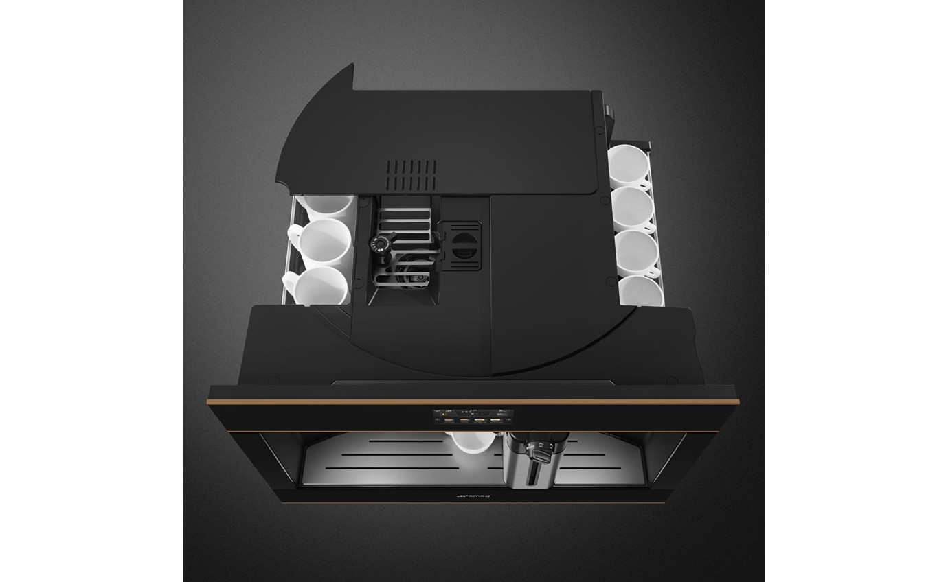 Smeg 45cm Dolce Stil Novo Built-in Coffee Machine CMS4604NR