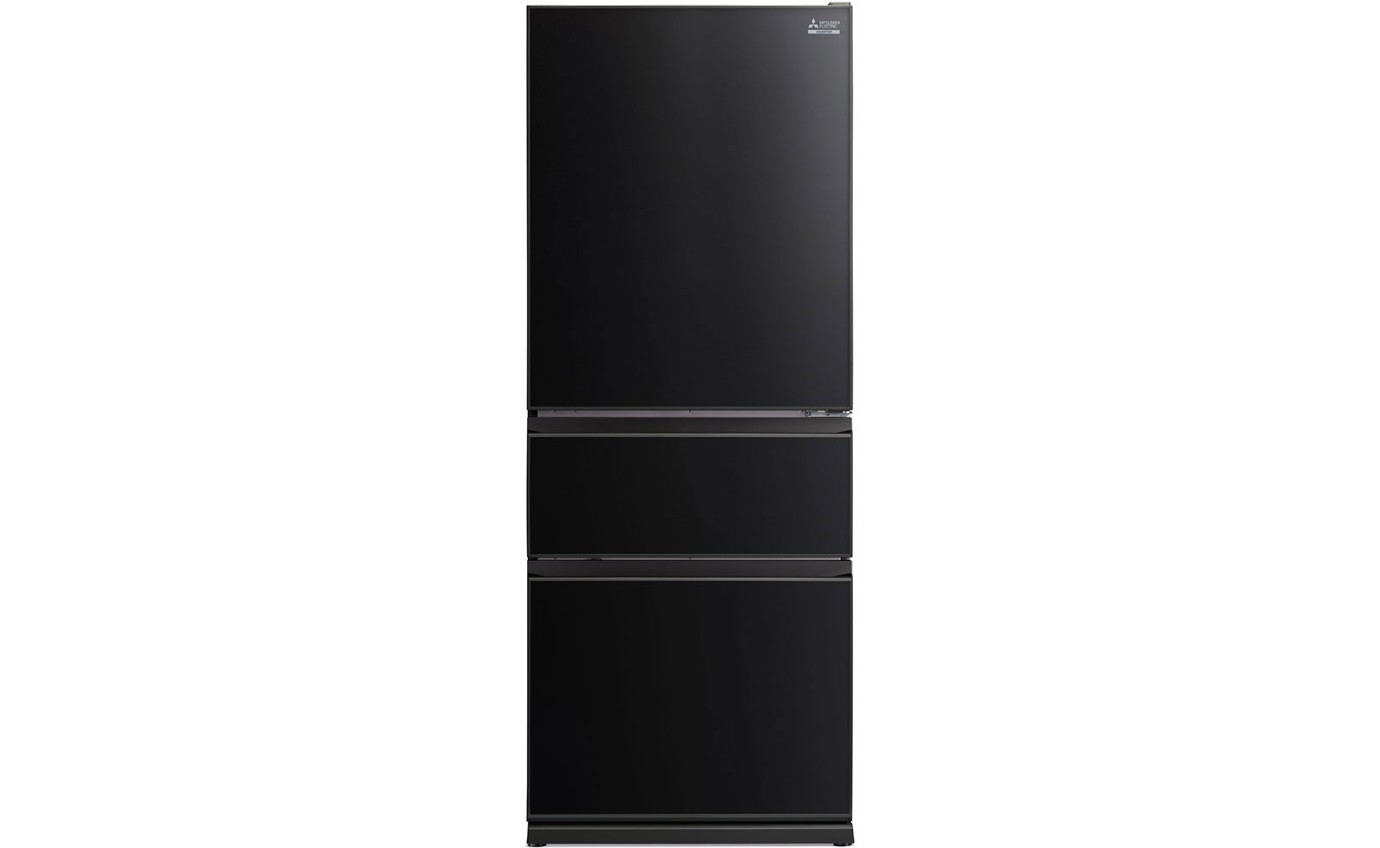 Mitsubishi 450L Bottom Mount Fridge (Brilliant Black) MRCGX450ERGBKA