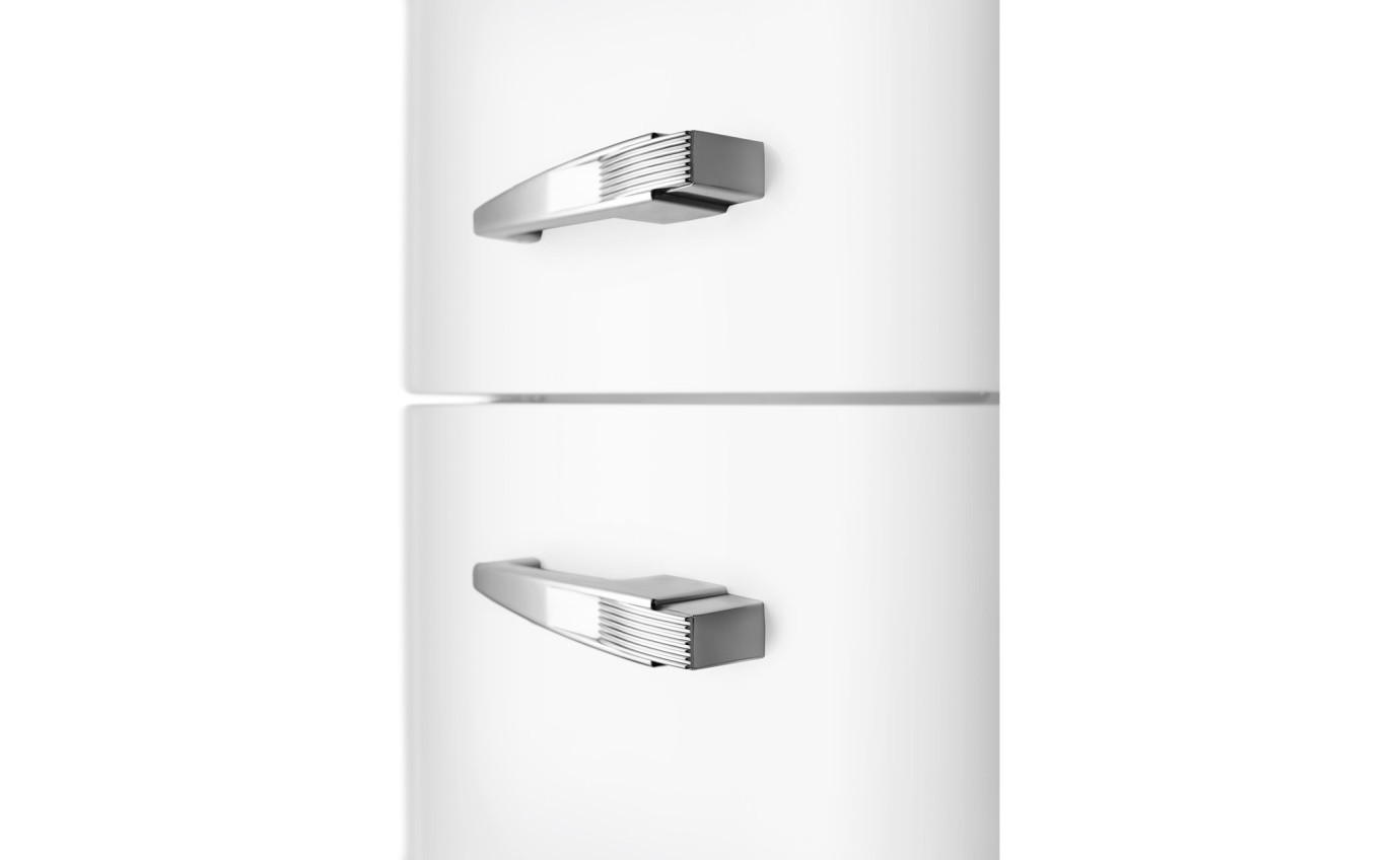Smeg 331L 50s Style Retro Bottom Mount Fridge (White) FAB32LWH5AU