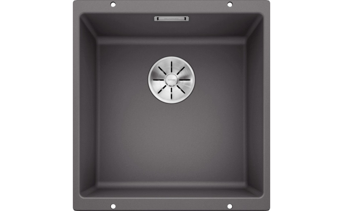 Blanco SUBLINE 400-U Single Bowl Undermount Sink (Rock Grey) SUBLINE400UGK5