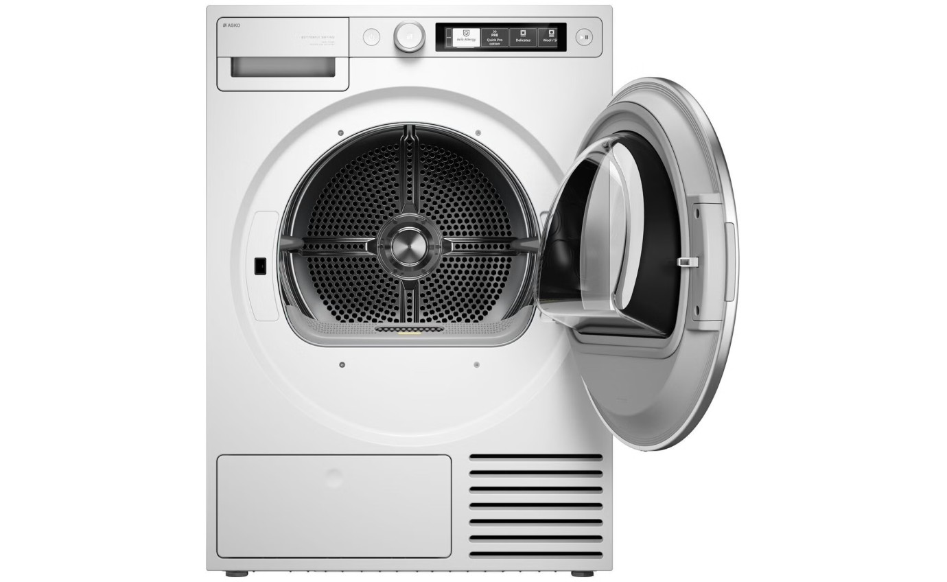 Asko 9kg Heat Pump Tumble Dryer (White) T509HPW