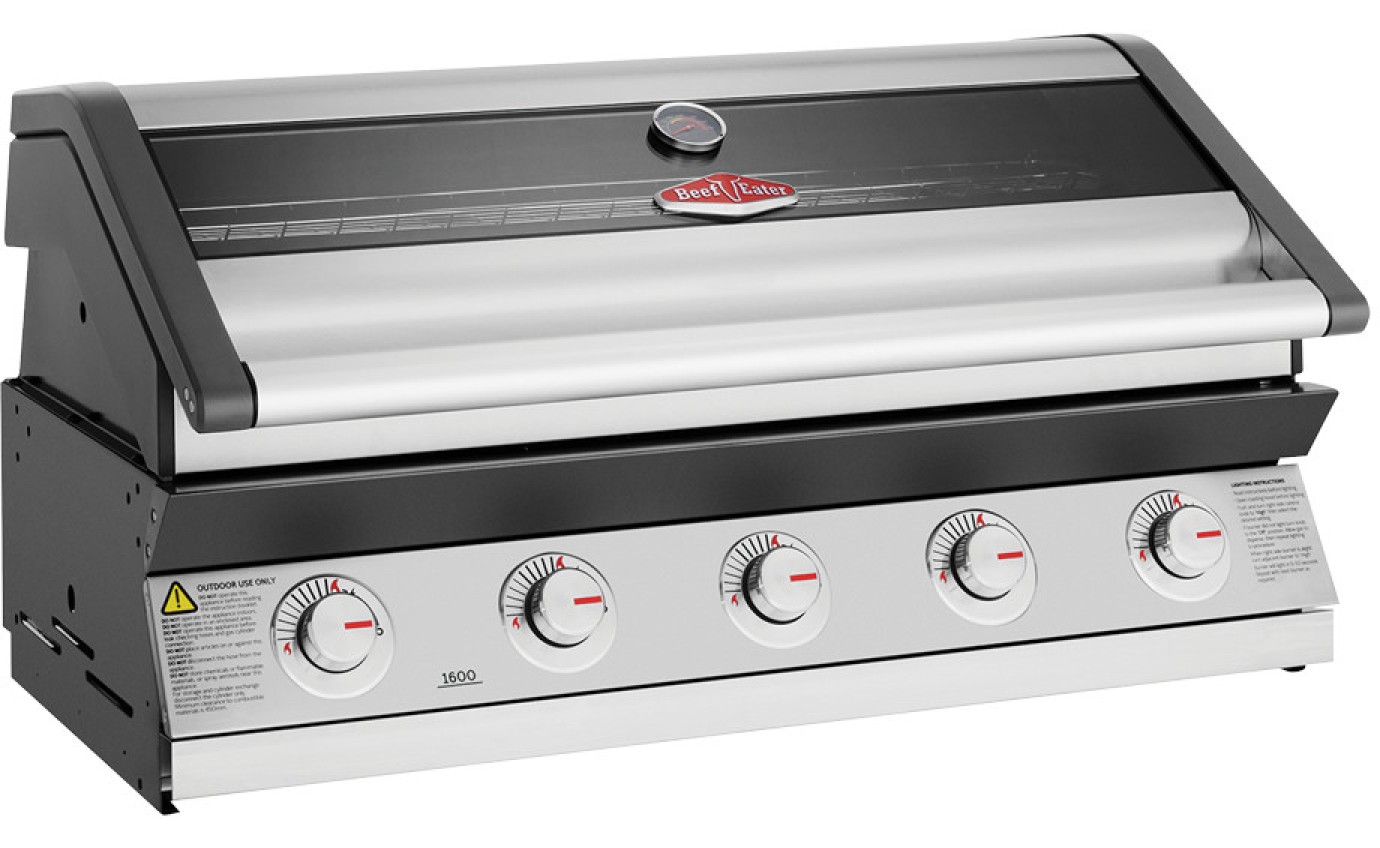 BeefEater 1600 Series 5 Burner Built In BBQ BBG1650SA