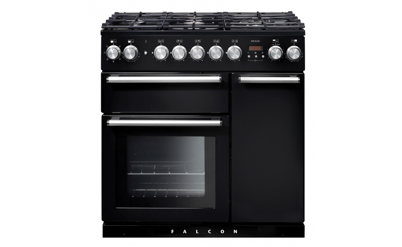 Falcon Nexus 90cm Dual Fuel Upright Cooker NEX90DFBLCH