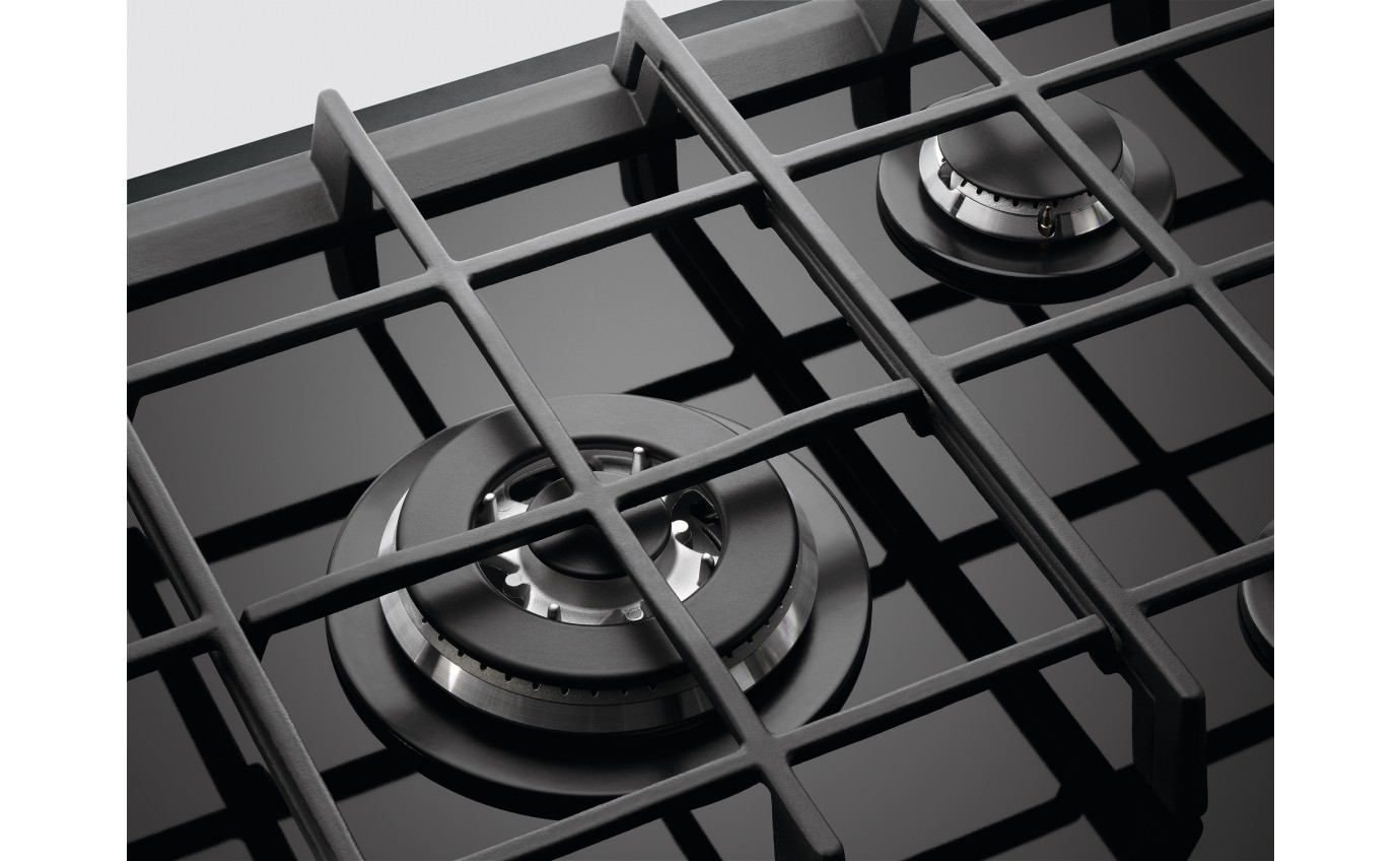 Aeg 5 burner gas hob black cheap