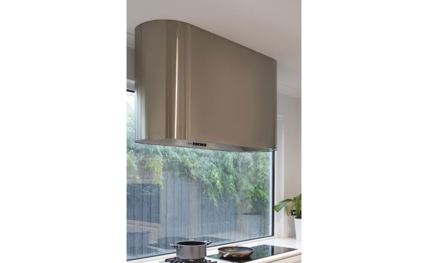 Qasair 130cm Stadium Ceiling Mounted Rangehood STM1300L2