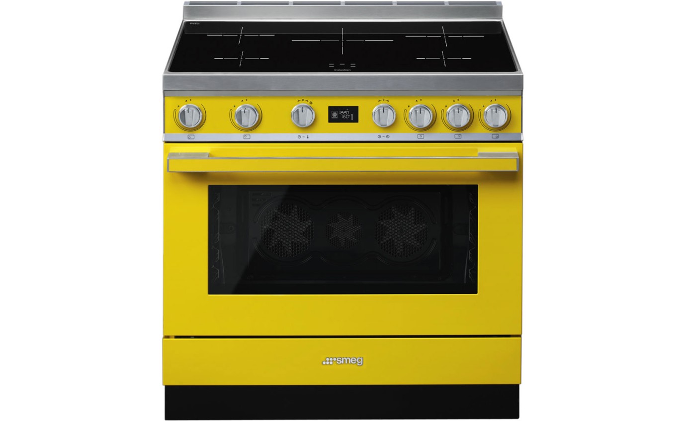 Smeg 90cm Portofino Freestanding Cooker (Yellow) CPF9IPYW
