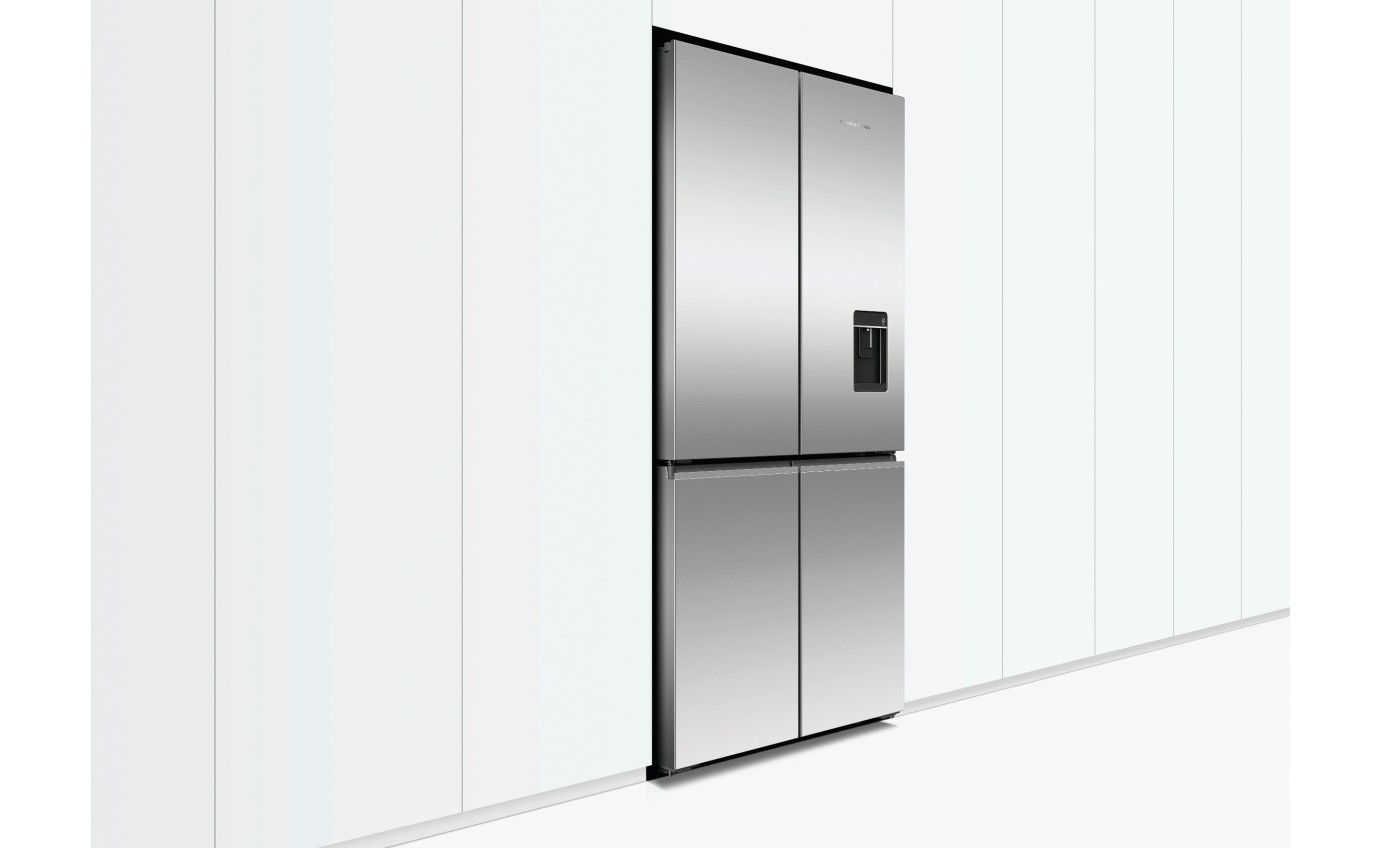 Fisher & Paykel 690L Series 7 Quad Door Refrigerator Freezer, Ice & Water RF730QNUVX1