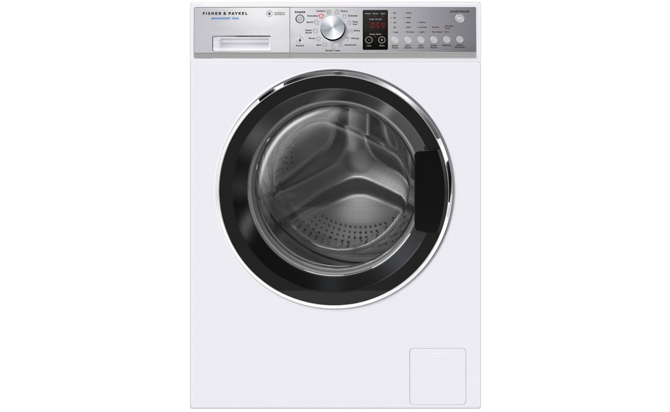 Fisher & Paykel 12kg WashSmart™ Front Load Washing Machine WH1260P1