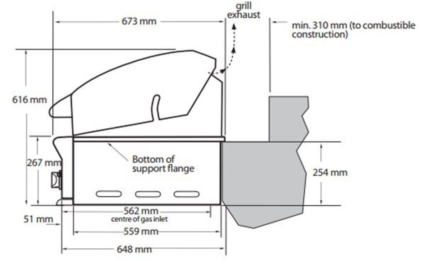 DCS Professional Grill BuiltIn BBQ BGB48BQRN Hart & Co.
