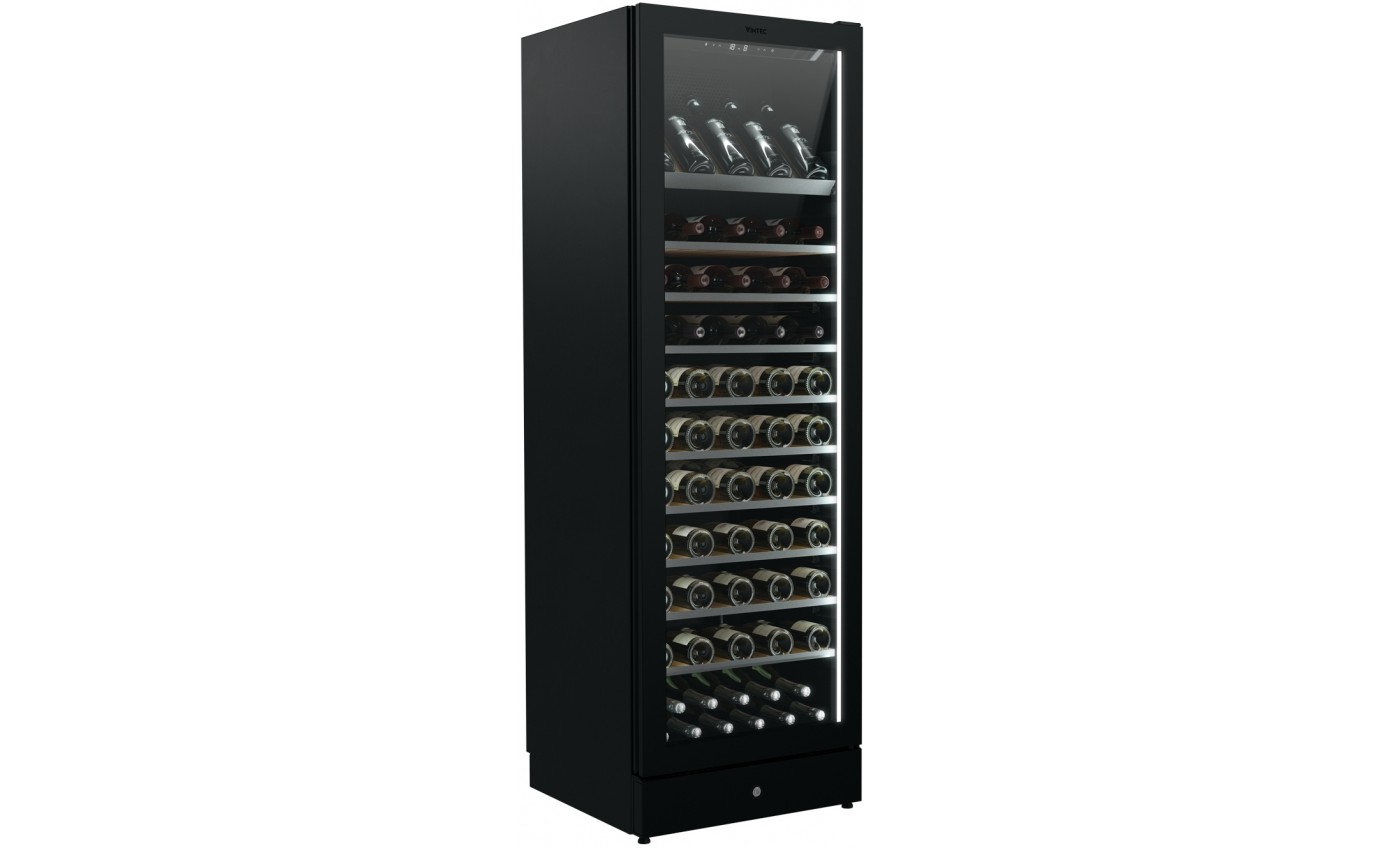 Vintec 126 Bottle Wine Cabinet Black VWM198PBAR