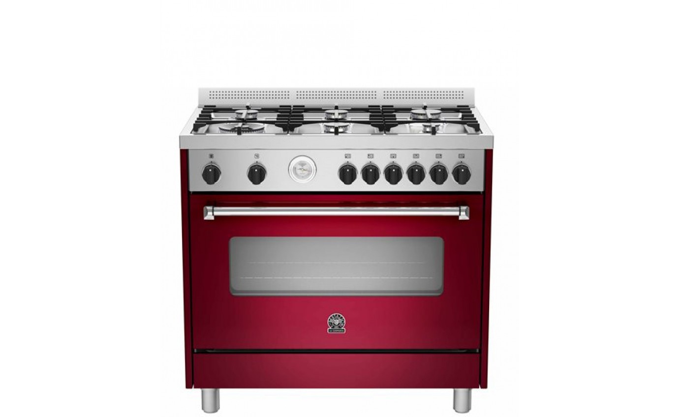 Lagermania 90cm Gas/Electric Upright Cooker AMS96C61LBVI