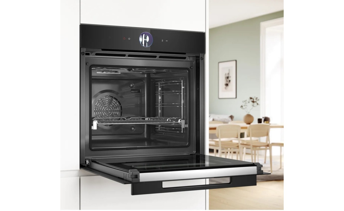 Bosch Series 8 Accentline 60cm Built-in Multifunction Oven Black ...