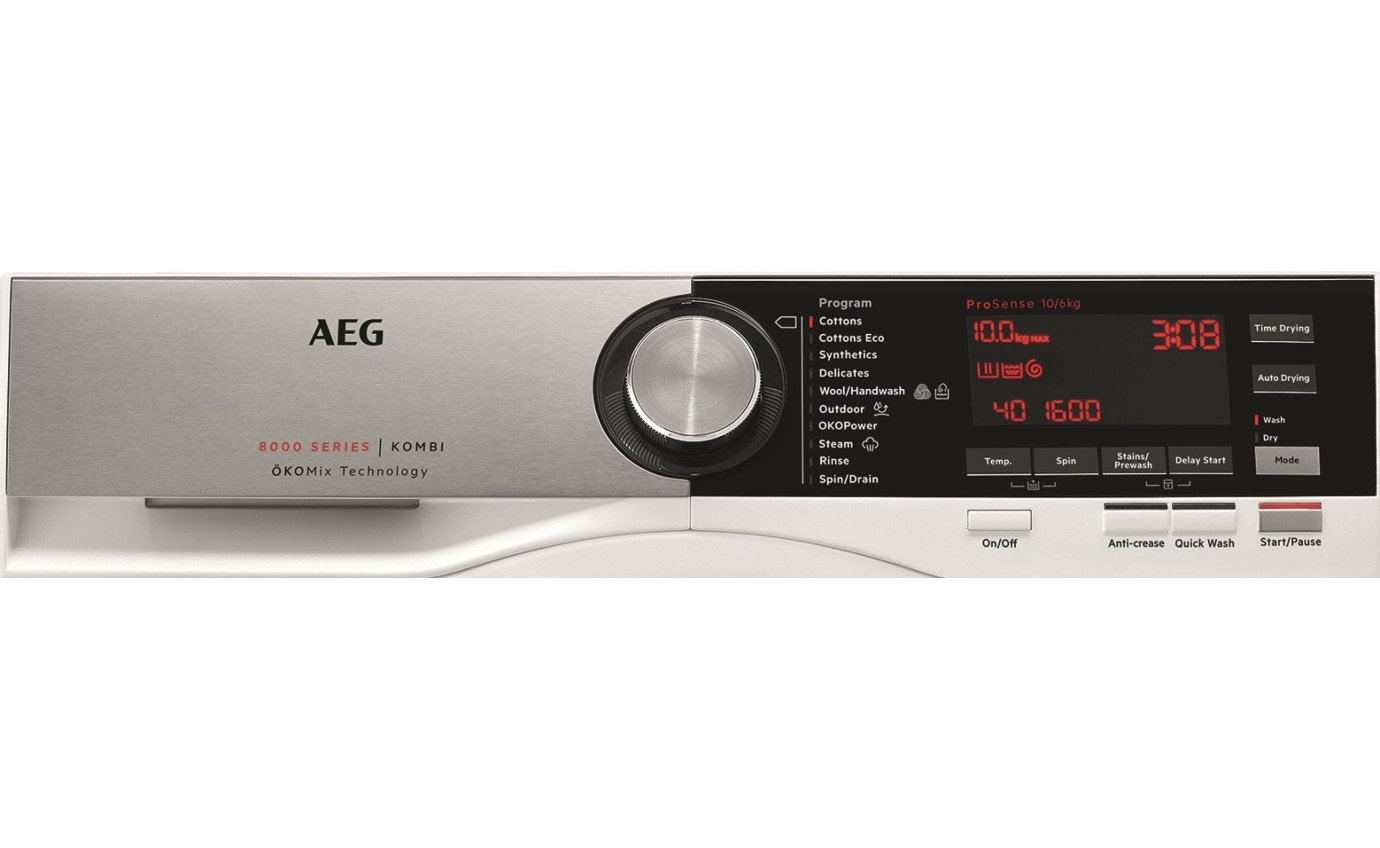 AEG 10kg/6kg Washer Dryer Combi L8WEC166R