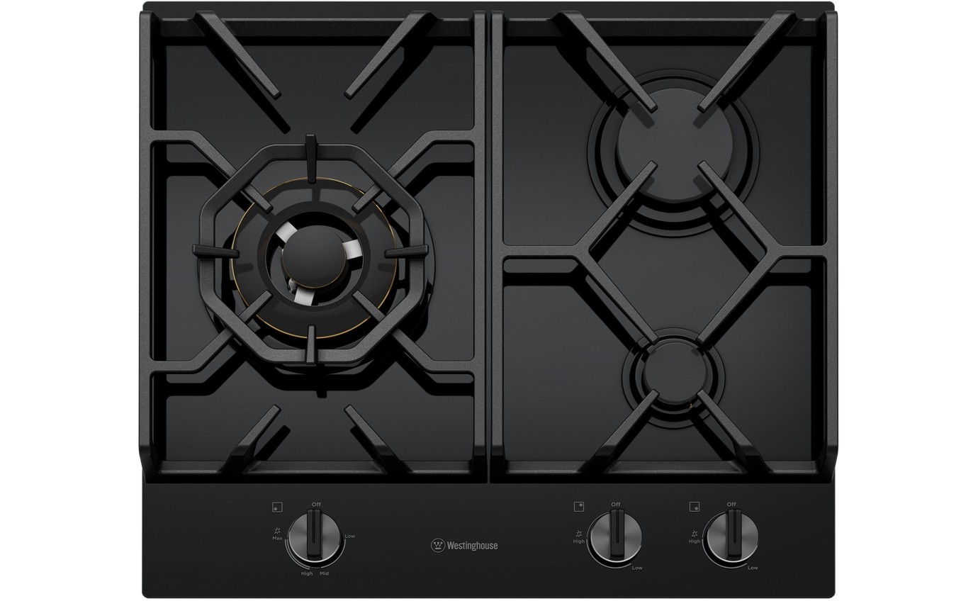 Westinghouse 60cm 3 Burner Gas Cooktop WHG639BD Hart & Co.