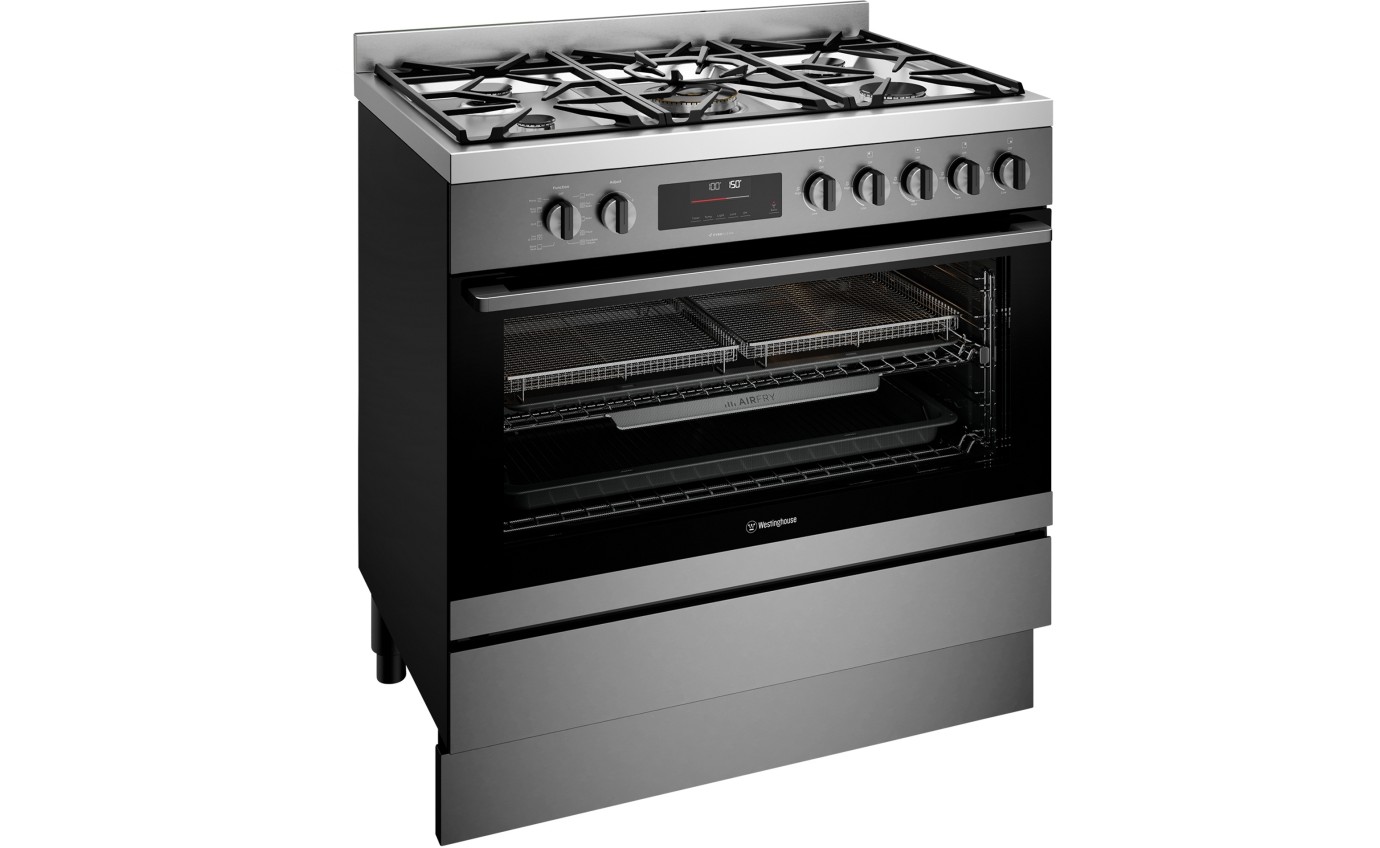 Westinghouse 90cm Dual Fuel Pyrolytic Freestanding Oven WFEP9717DD ...