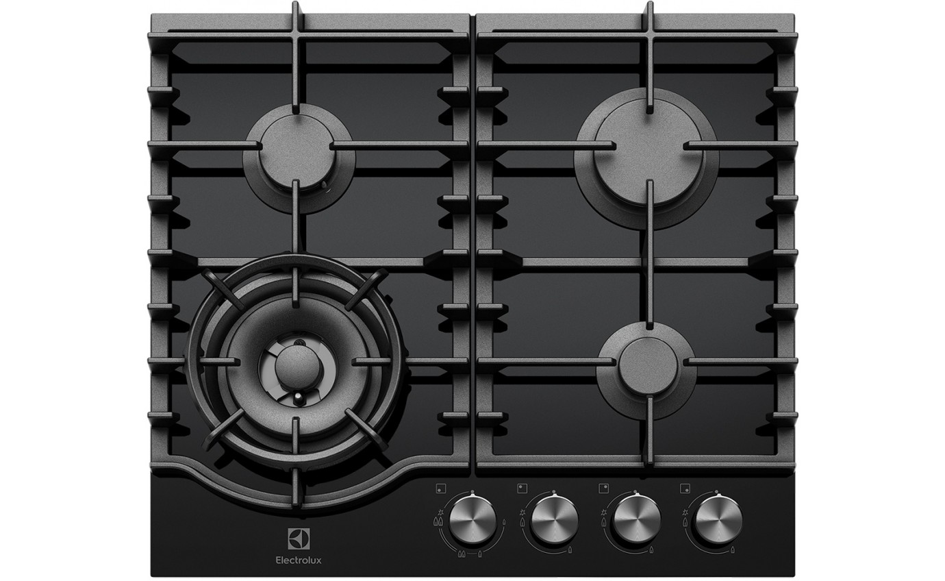 Electrolux 60cm Gas on Glass Cooktop EHG645BD