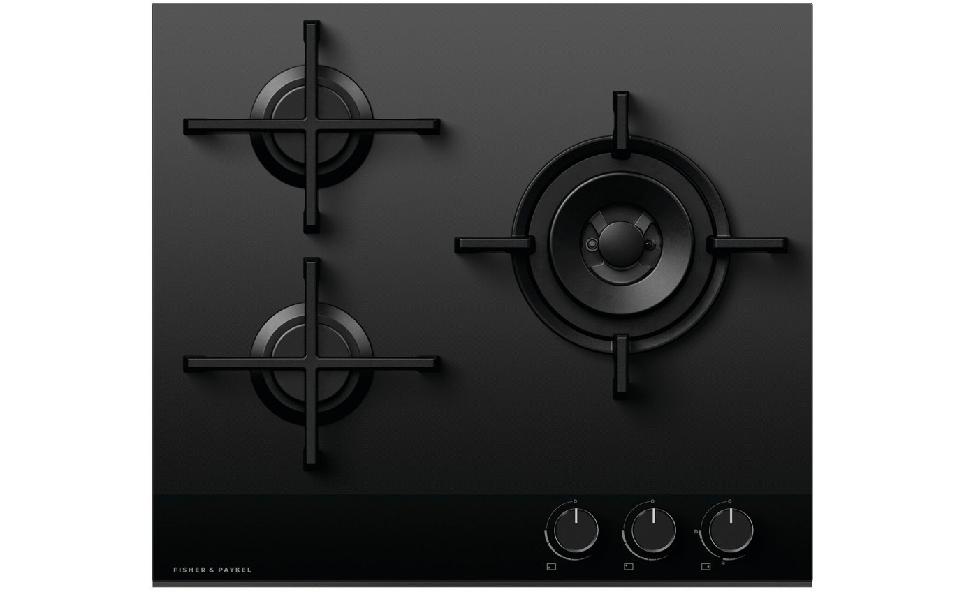 Fisher & Paykel 60cm Series 9 Gas on Glass Cooktop LPG CG603DLPGB4
