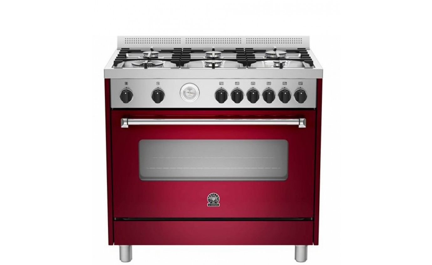 Lagermania 90cm Gas Upright Cooker AMS96C71BVI