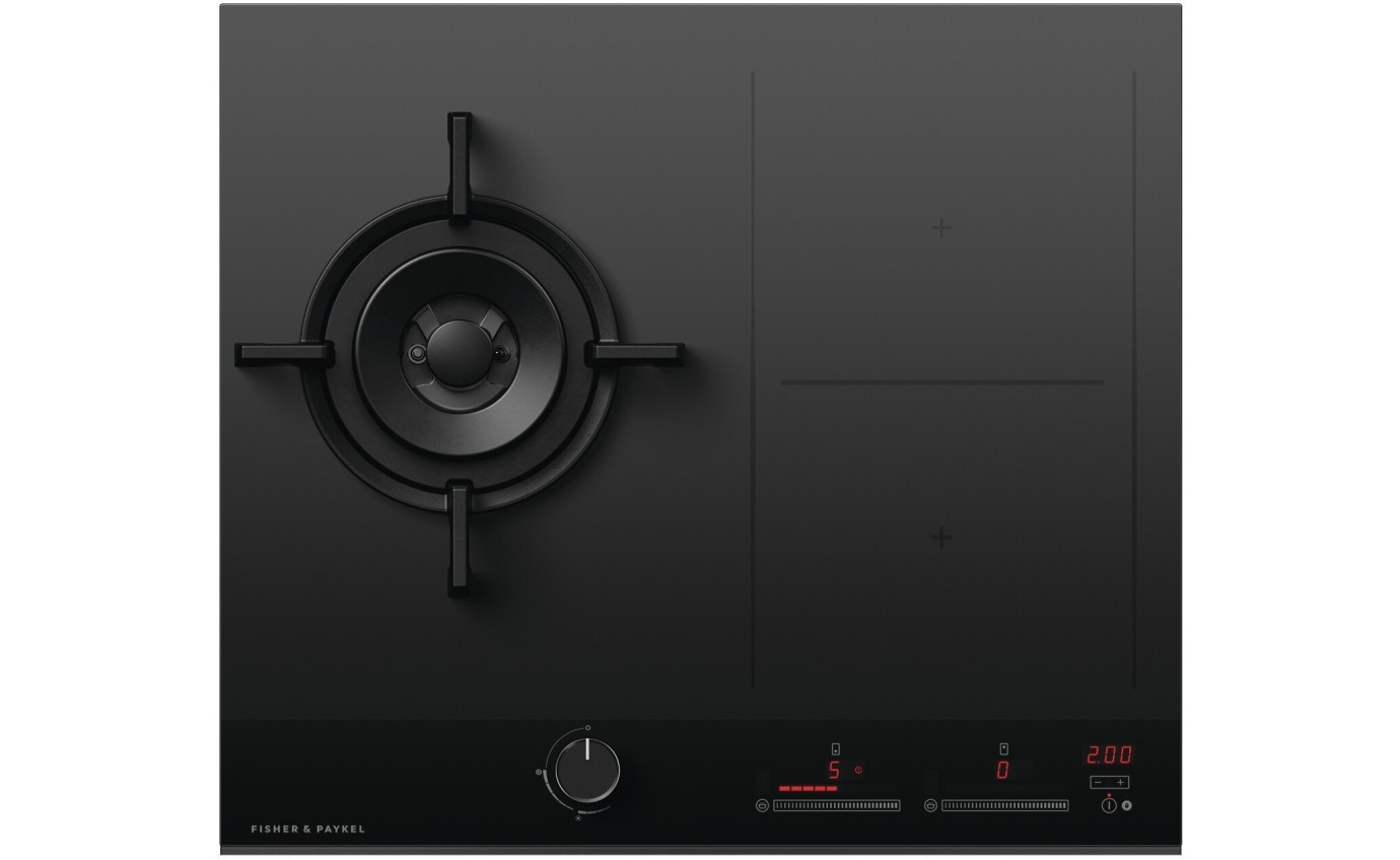 Fisher & Paykel 60cm Gas + Induction Cooktop CGI603DNGTB4