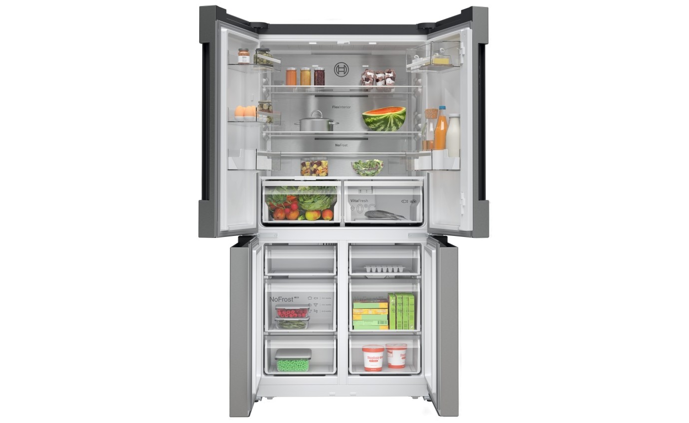 Bosch 605L Series 6 French Door Fridge (Stainless Steel) KFN96APEAA Hart & Co.