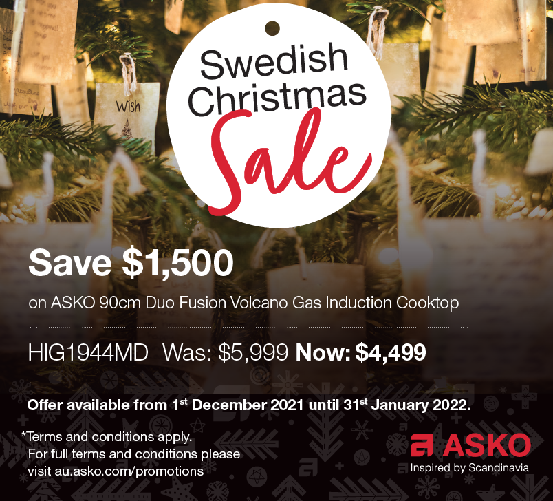 Purchase a Selected ASKO Cooktop & Save up to $1,500*