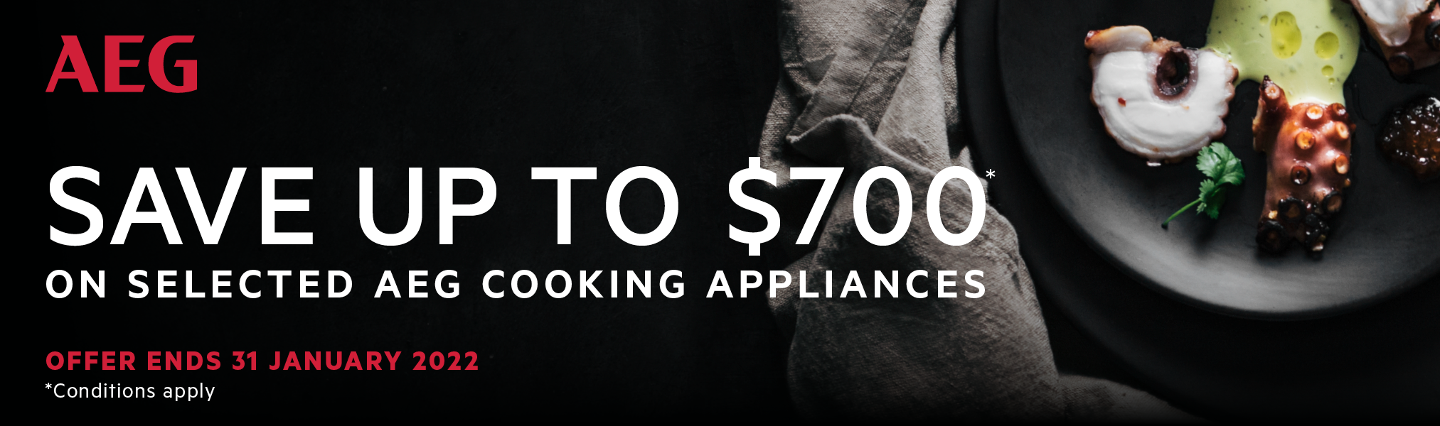 Save Up to $700* Off Selected AEG Kitchen Appliances