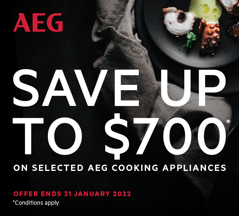 Save Up to $700* Off Selected AEG Kitchen Appliances
